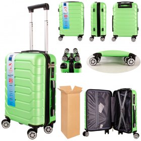 T-HC-US-05 LIME GREEN 17.7'' BOX/2 UNDERSEAT CABIN-SIZE SUITCASE