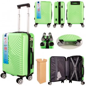 T-HC-US-06 LIME GREEN 17.7'' BOX/2 UNDERSEAT CABIN-SIZE SUITCASE