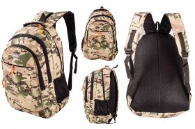 LL-188 PINK GREEN CAMOUFLAGE BACKPACK
