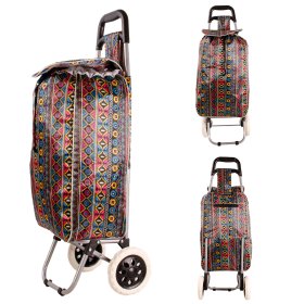 ST01 AZTEC RED 2-WHEEL SHOPPING TROLLEY